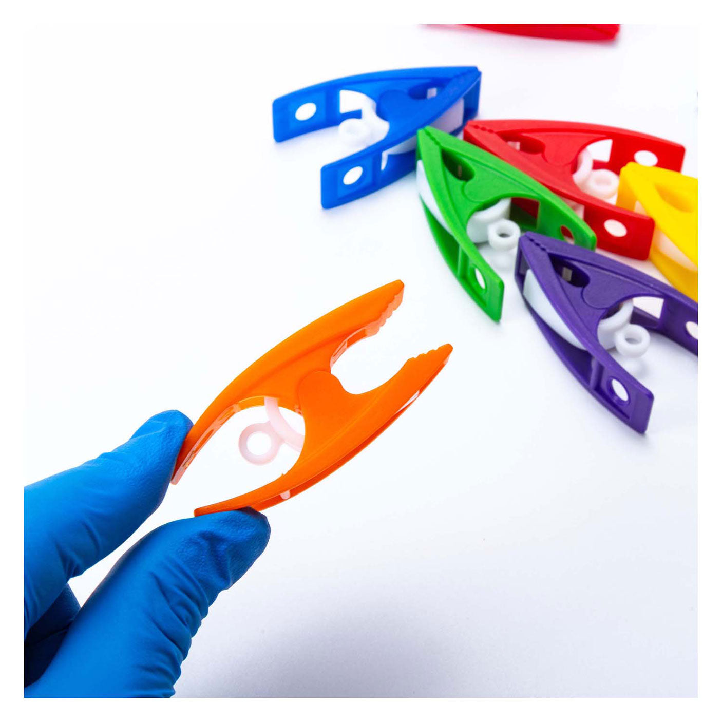 Kleurrijke clips - 30st.