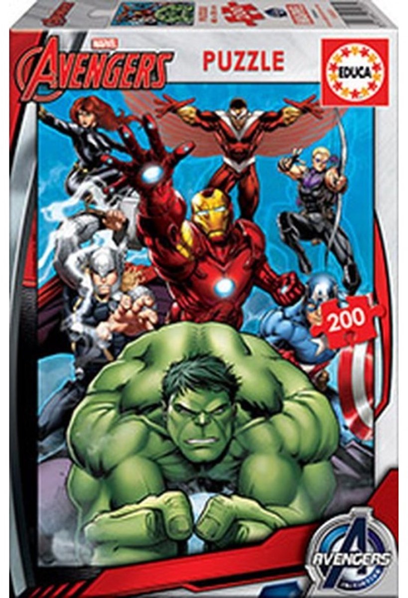 Marvel educa - : the avengers - puzzel van 200 stukjes