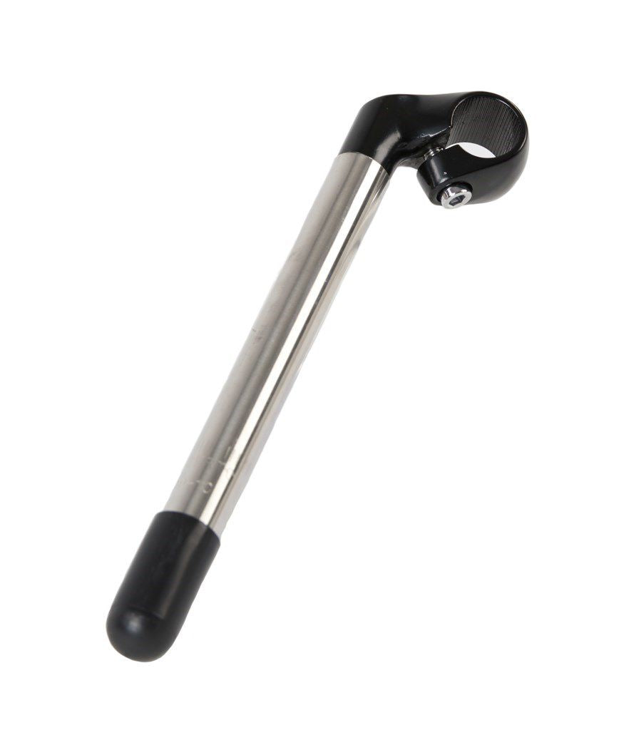 Stuurpen Primax E Zwolle L = 280mm - balhoofdbuismaat: Ø 22,2mm | klemdiameter: Ø 25,4- zwart zilver