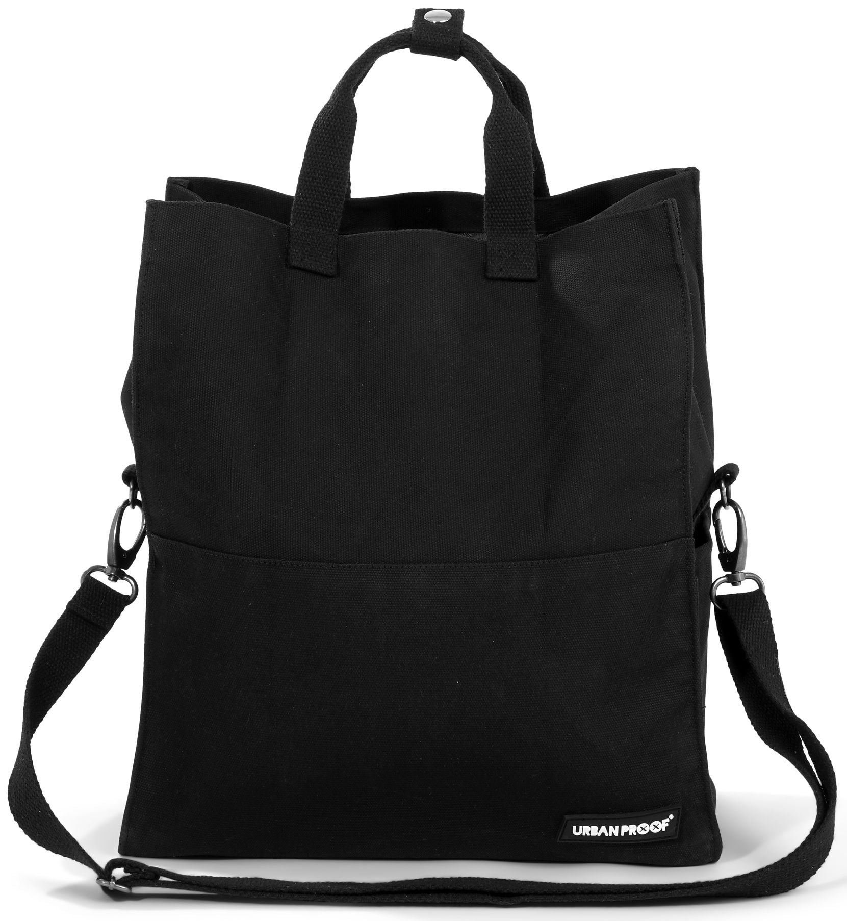 Urbanproof draagtas city tote recycled 22l zwart