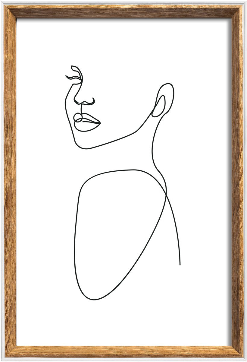 Walther silhouette - houten lijst - fotoformaat 20x30 cm - natuur