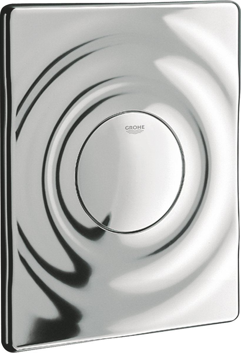 Grohe surf bedieningsplaat - enkelspoeling - verticaal horizontaal - chroom