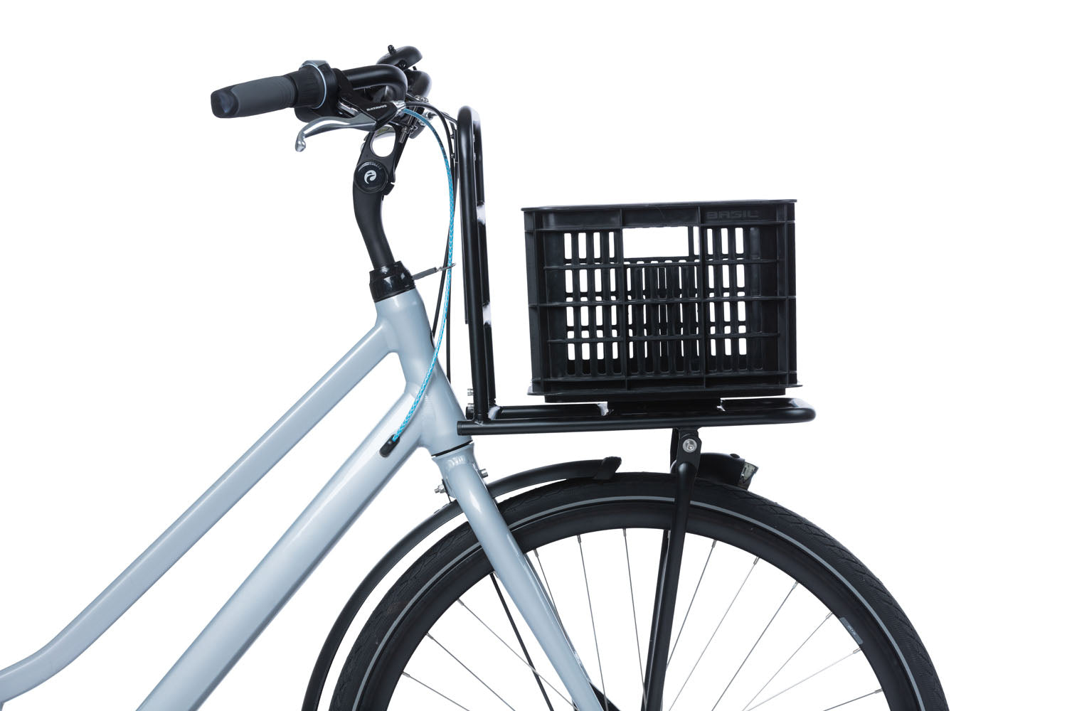 Caisse de vélo recyclée Basil Crate S 17,5 litres 29 x 39 x 20 cm - noir