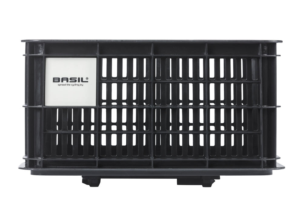 Basil fietskrat S MIK - klein - 17,5 liter - zwart