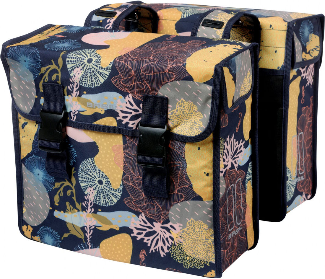 Basil Tas Mara XL Dubbel | Reef | Nachtblauw