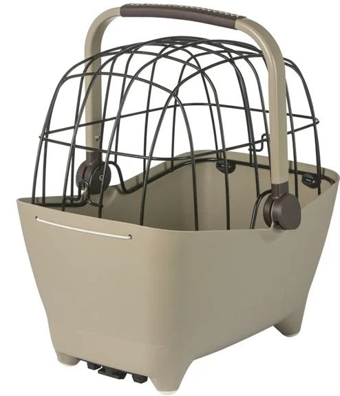 Basil hondenfietsmand buddy mik - biscotti bruin