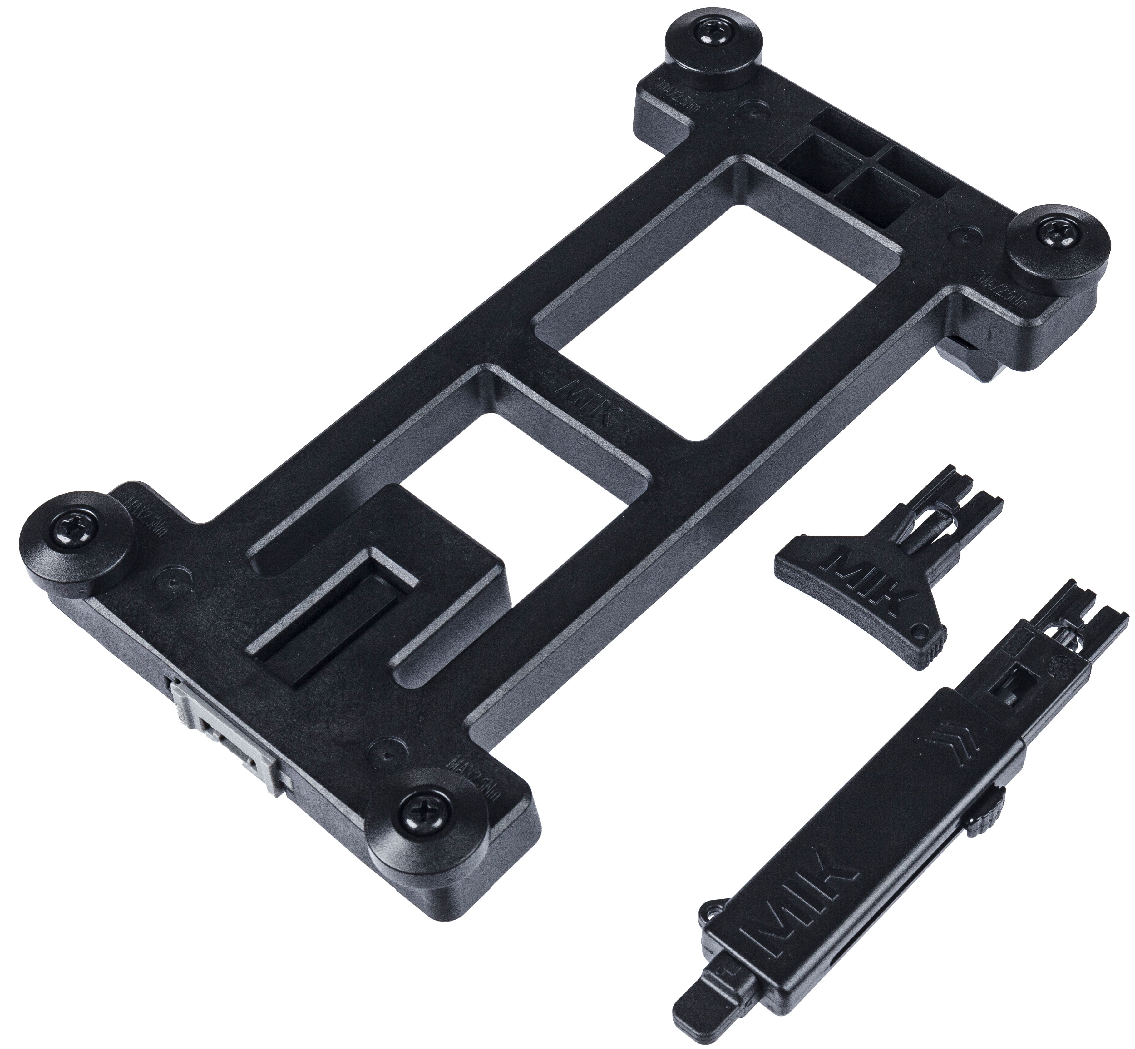 Basil mik adapterplaat tas adapterplaat zwart 70171 70173