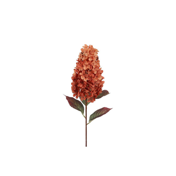 Countryfield kunstbloem aletta paniculata hydrangea oranje 14x23x83cm