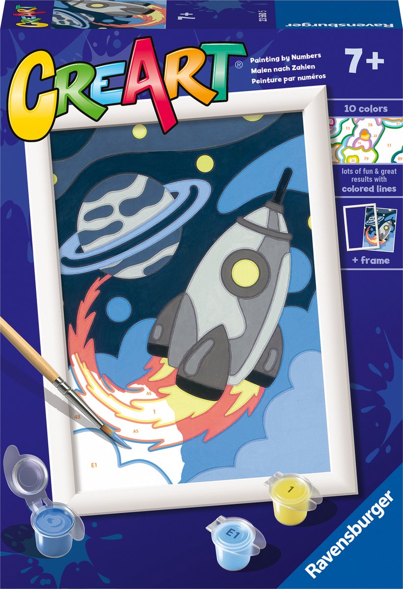 Ravensburger CreArt Space Explorer - paint by numbers for kids