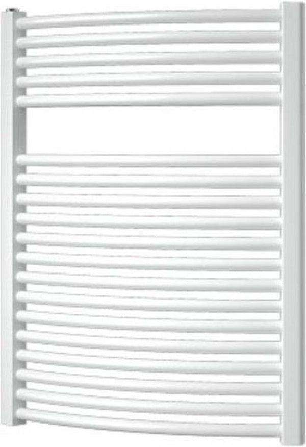 Plieger onda designradiator - handdoekradiator – 76.4 cm x 58.5 cm - 528 watt - wit