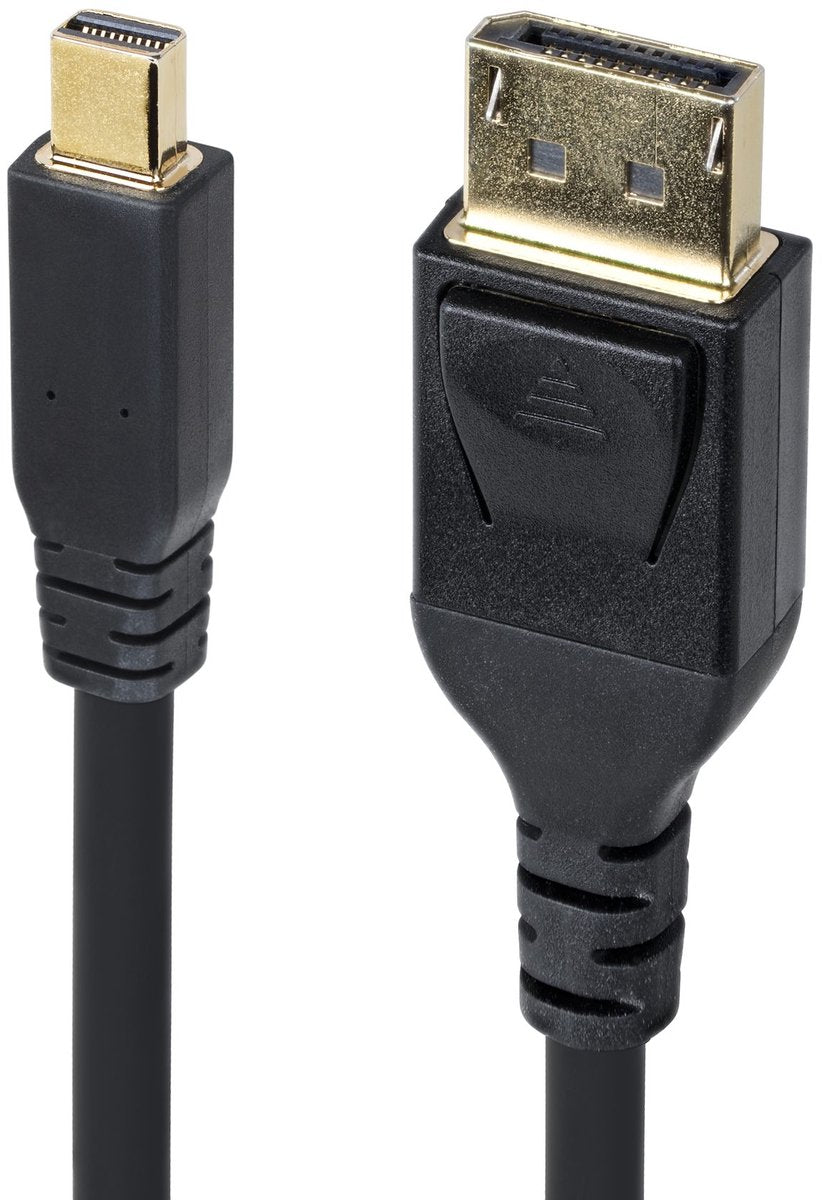 Startech 3m mini displayport naar displayport 1.4 kabel, 8k 60hz 4k 120hz hbr3 hdr, uhd mdp naar dp 1.4 kabel, uhd kabel