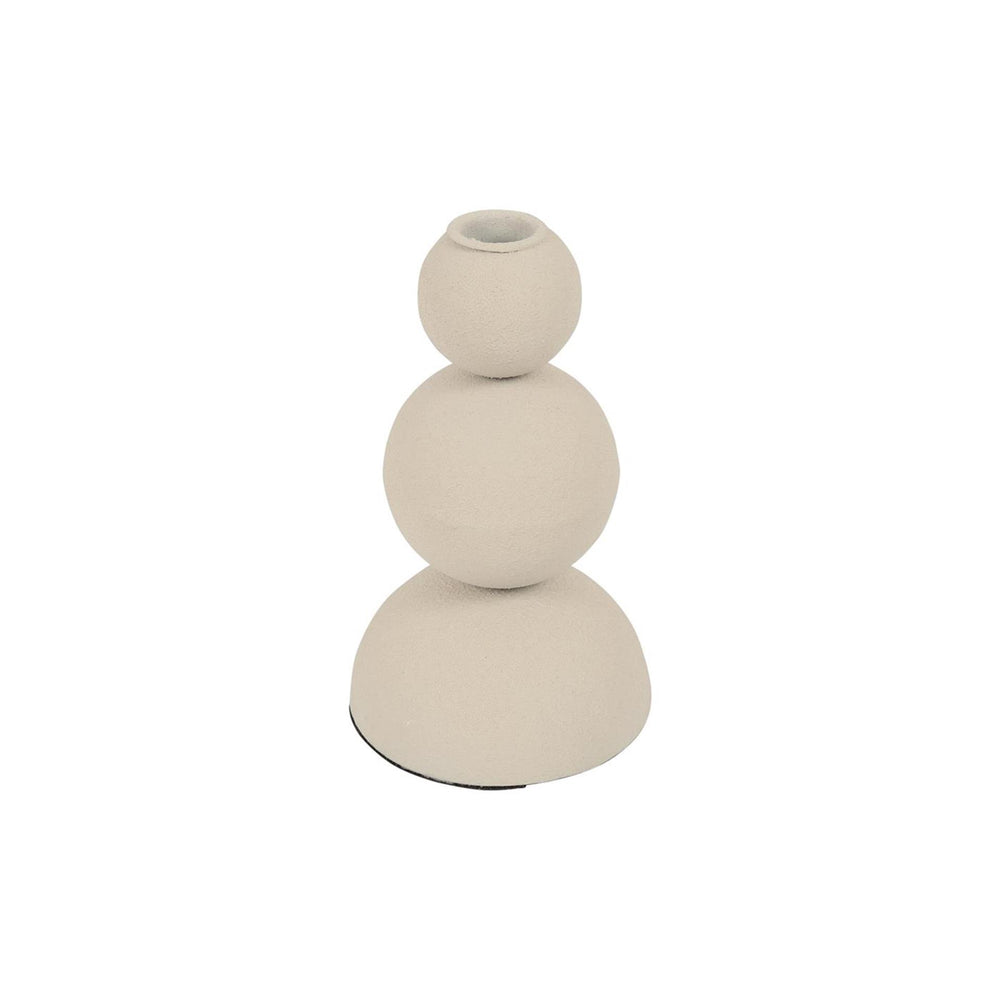 Countryfield kandelaar saris s crème ø10xh17,5cm
