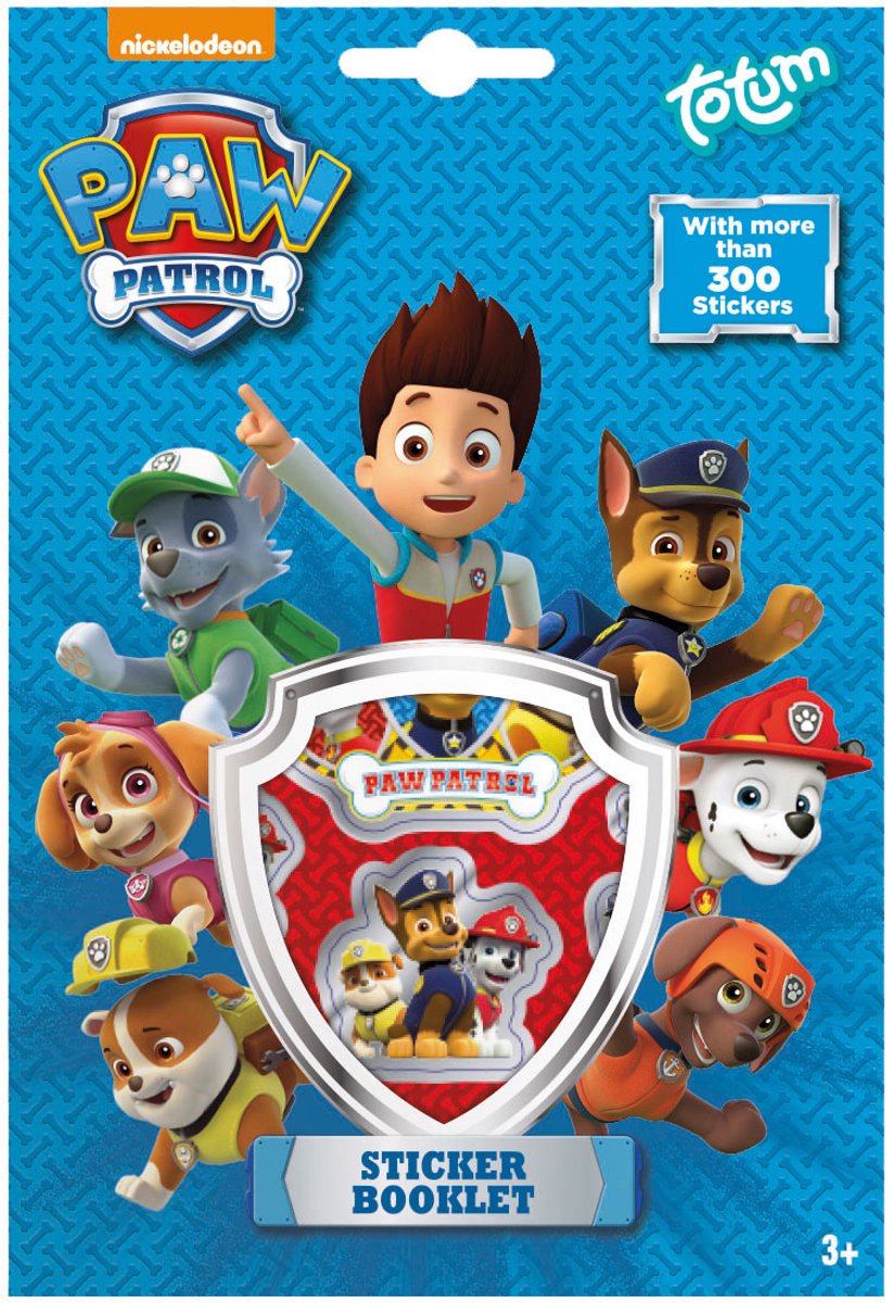Totum pootpatrouille stickervel, 4st.
