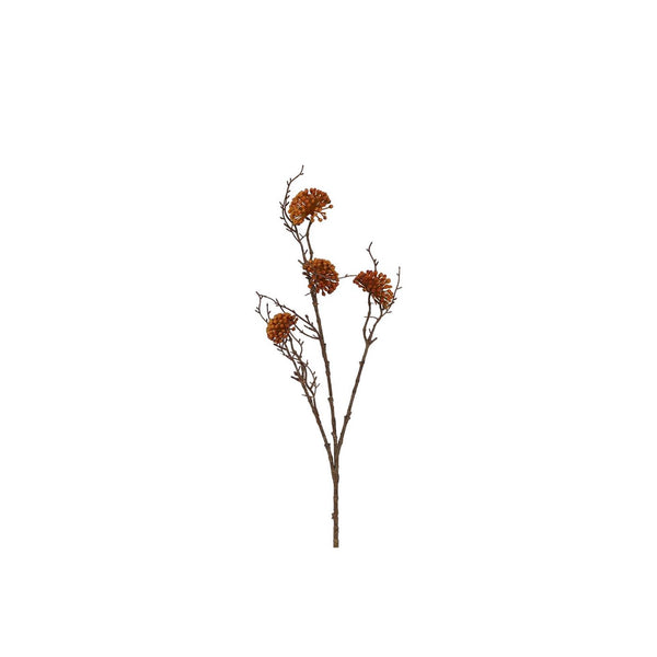Countryfield kunstbloem helix oranje 75x13x6,5cm