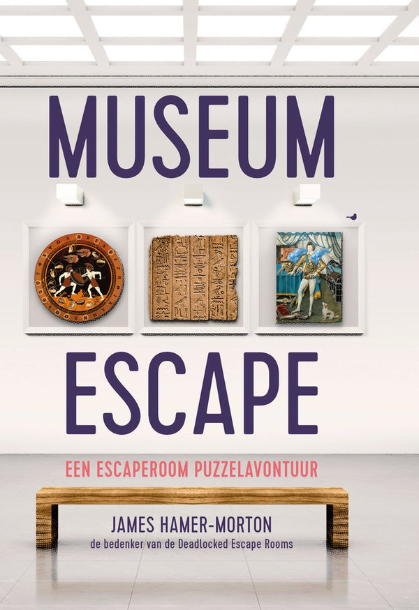 Museum escape. escaperoom puzzelboek