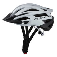 Cratoni helm agravic wit-zwart glanzend l-xl
