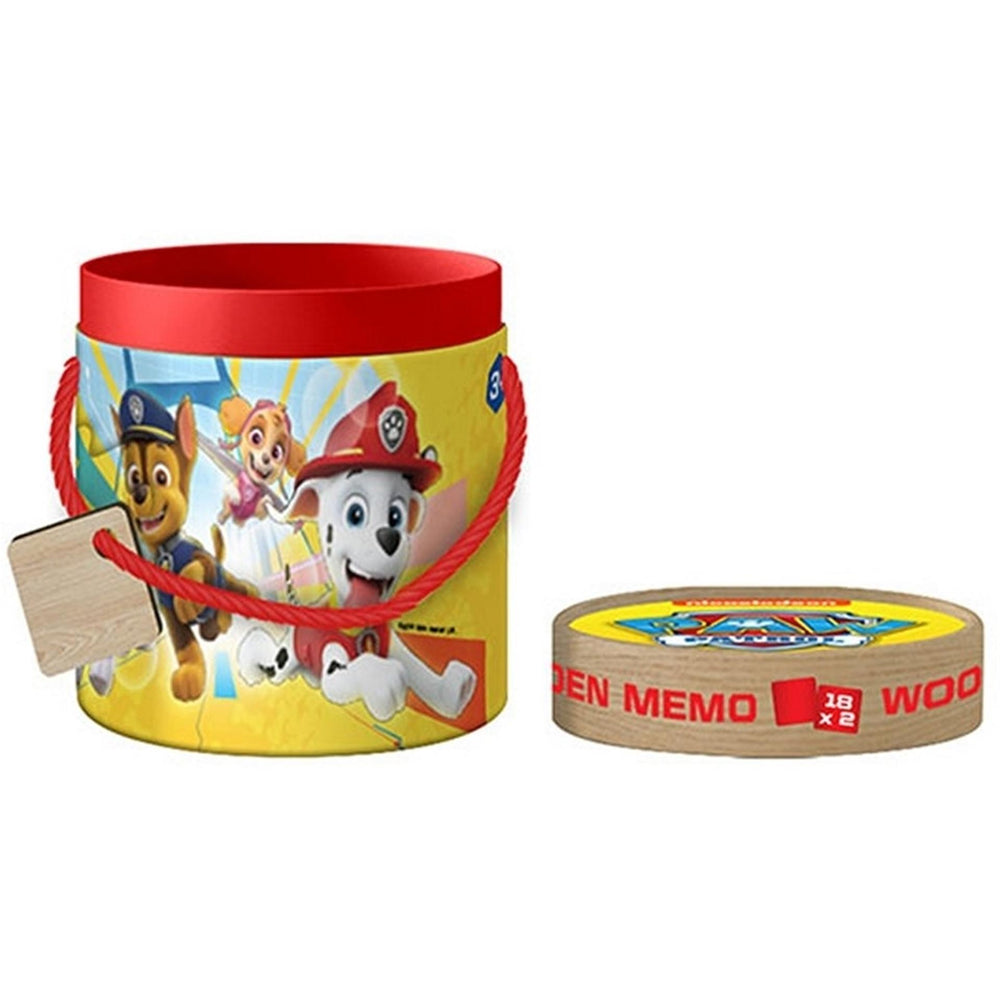 Toi-toys toi toys paw patrol houten geheugen spel l - 36 kaartjes 11x13cm