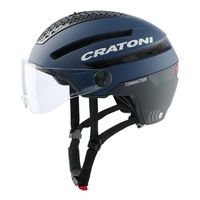 Cratoni helm commuter blauw mat ml