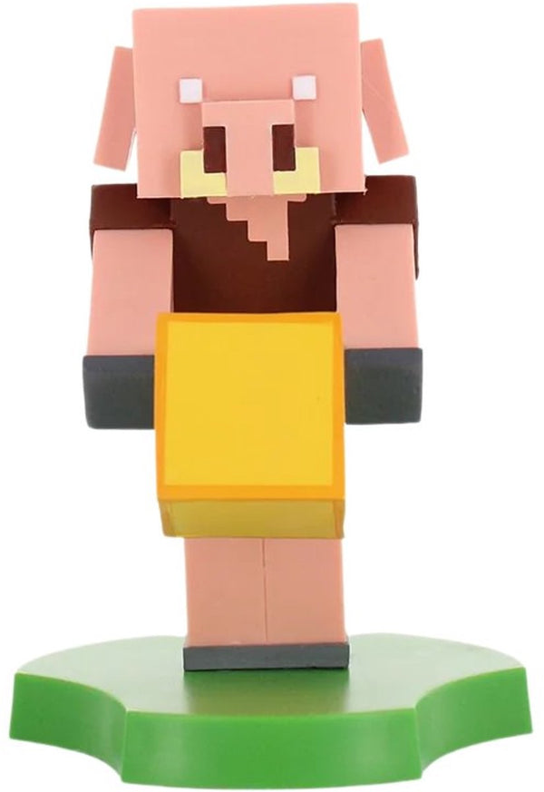Cableguys minecraft - piglin - figurine standaard voor telefoon | oplaadcase (cable guys mini)