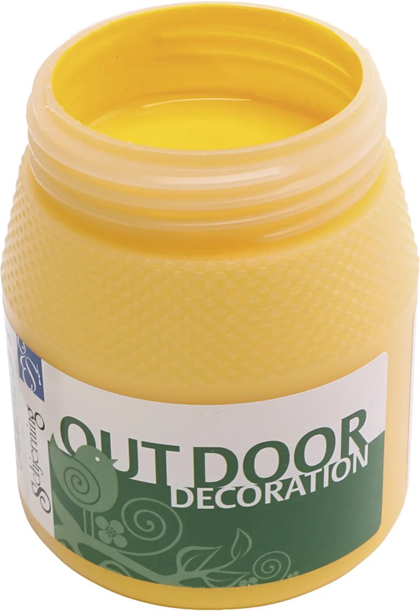 Creative company outdoor verf - geel, 250ml