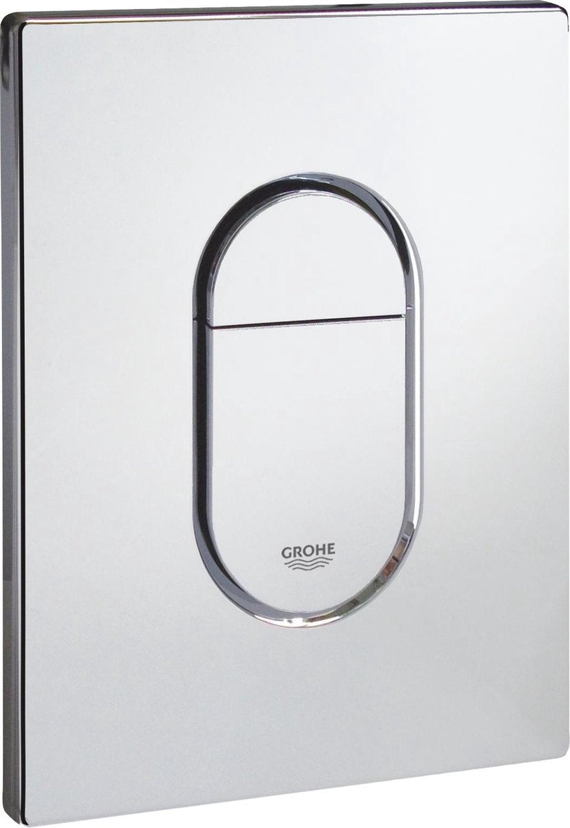 Grohe arena cosmopolitan bedieningspaneel toilet - dual flush - kunststof - chroom