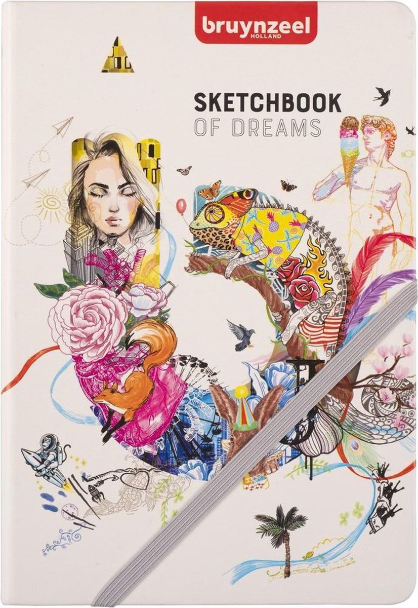 Bruynzeel creatives schets notitieboek a5 140 gm 80 geïmproviseerd