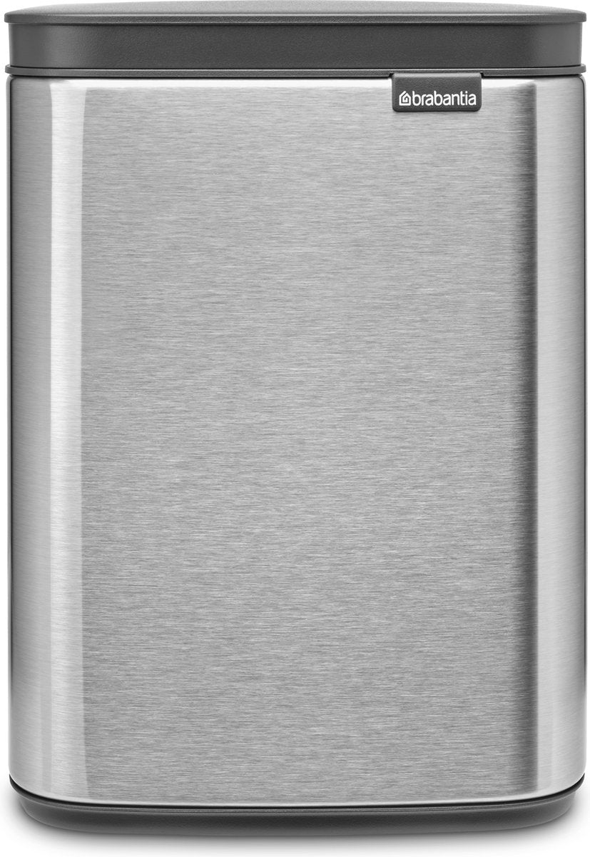 Brabantia bo prullenbak - 4 liter - badkamer - matt steel fingerprint proof