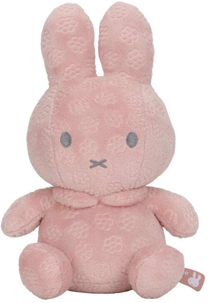 Tiamo nijntje knuffel - 20cm - pink flower