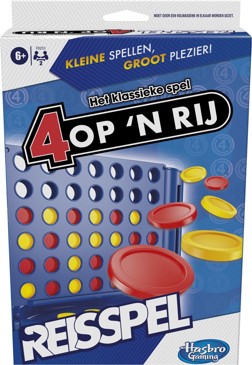 Hasbro gaming vier op 'n rij - reisspel -