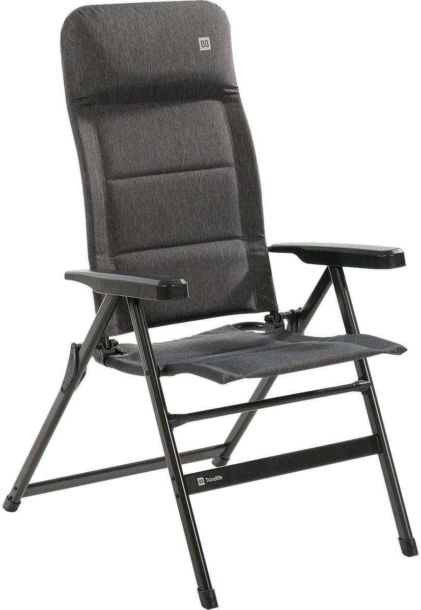 Travellife campingstoel lago comfort ligstoel - opvouwbare stoel, verstelbaar, 120 kg