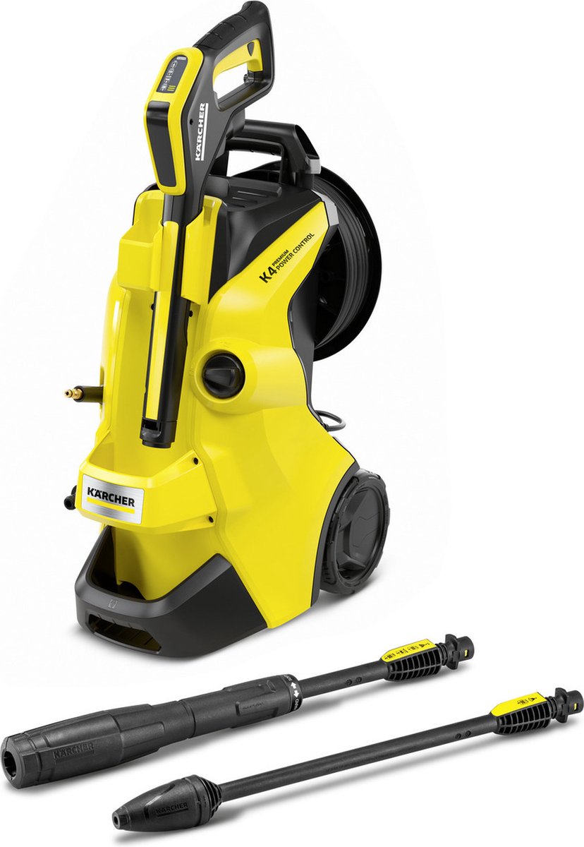 Kärcher k 4 premium power control hogedrukreiniger - 130 bar - 380 l u - 25 m² u - slanghaspel