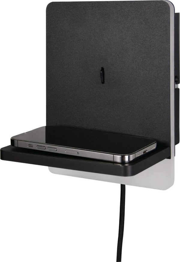 Trio fairfield - wandlamp - zwart mat - incl. 1x smd 9 w - bewegingssensor - niet extern dimmerbaar