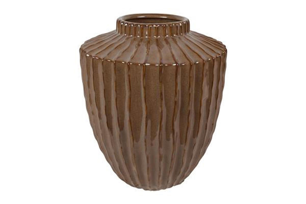 Countryfield vaas duuk m bruin 27x27x32cm