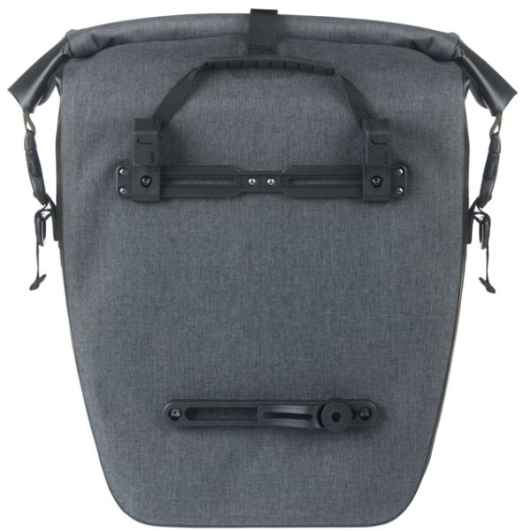 Basil tas navigator storm enkel medium grijs 12-15l