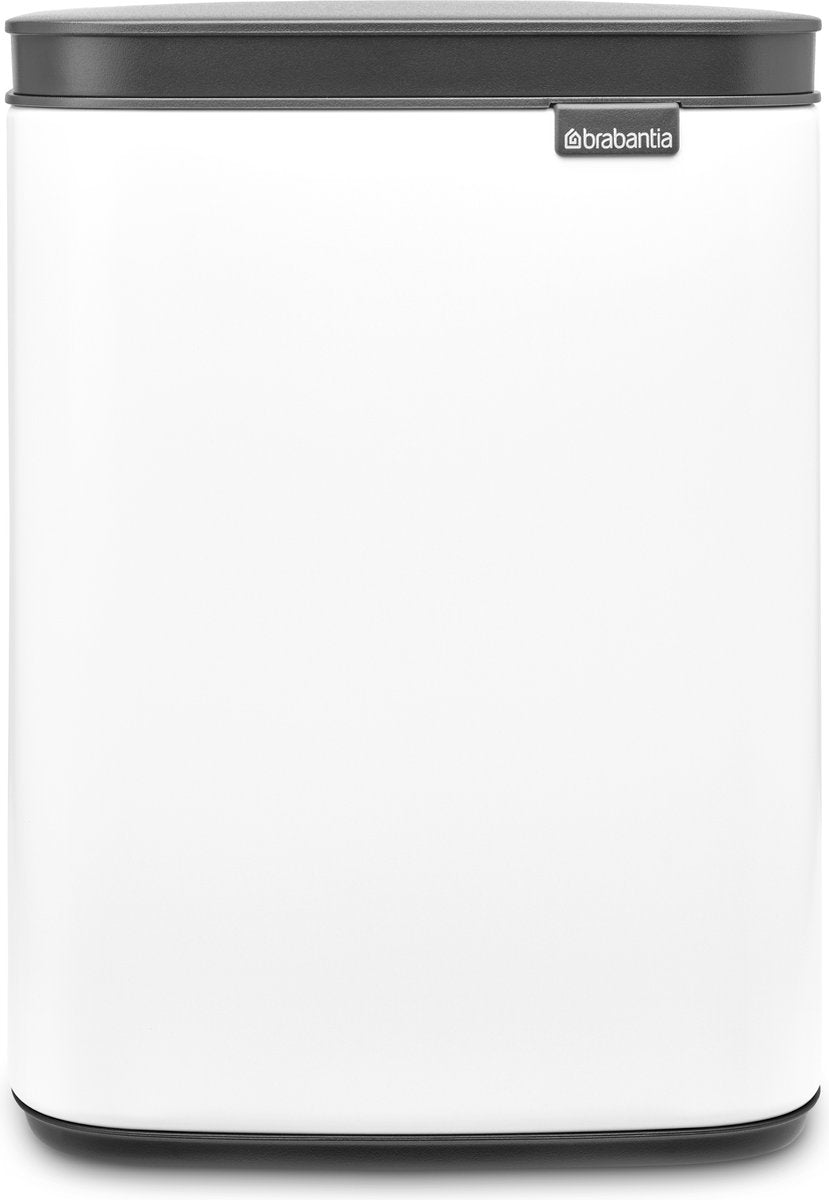Brabantia bo afvalemmer, 4l - wit