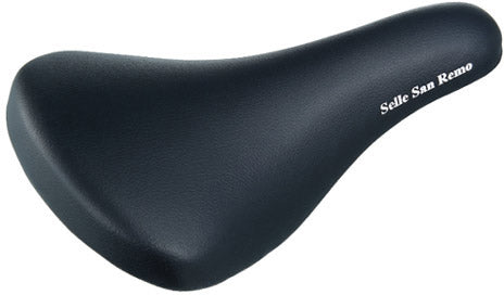 Selle san remo fietszadel kind voor 16-20 kinderfiets - zwart