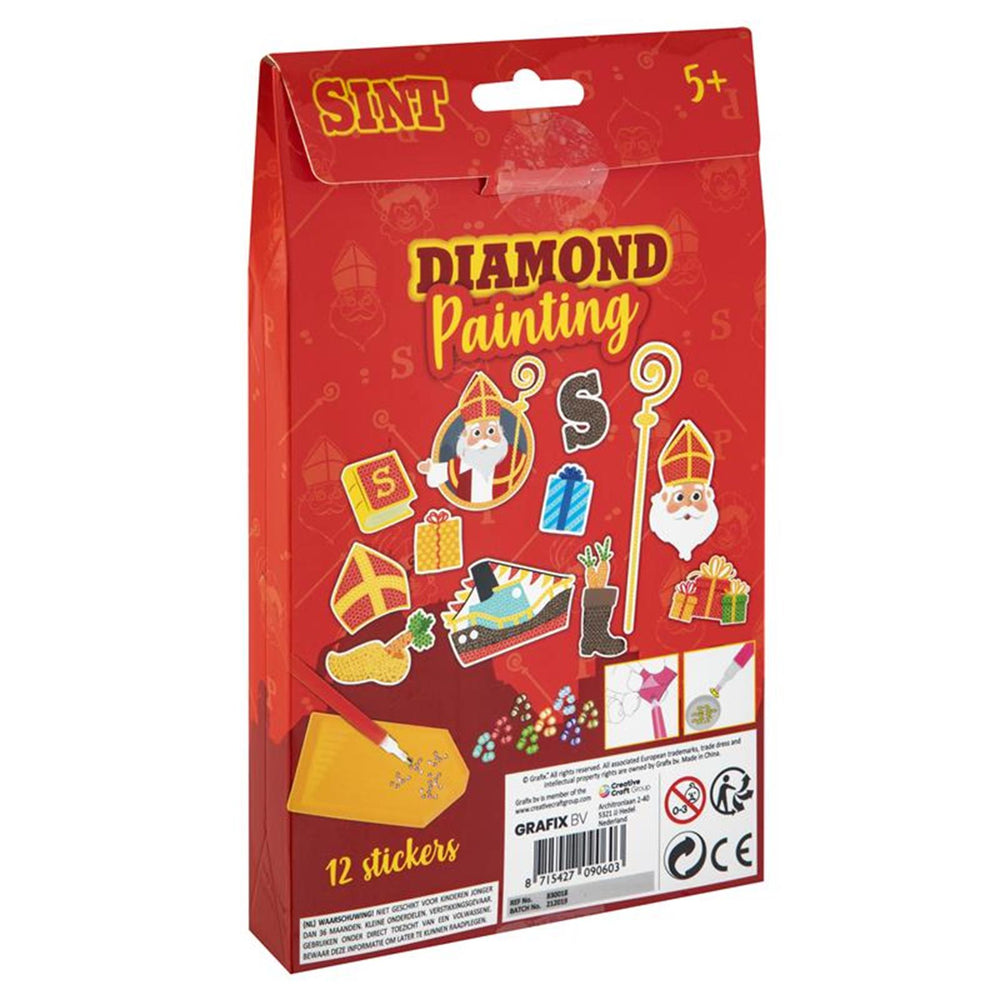 Grafix sint diamond painting stickers