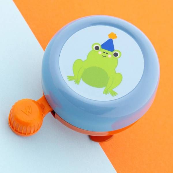 Qibbel widek bel explorer vrolijke kikker oranje blauw
