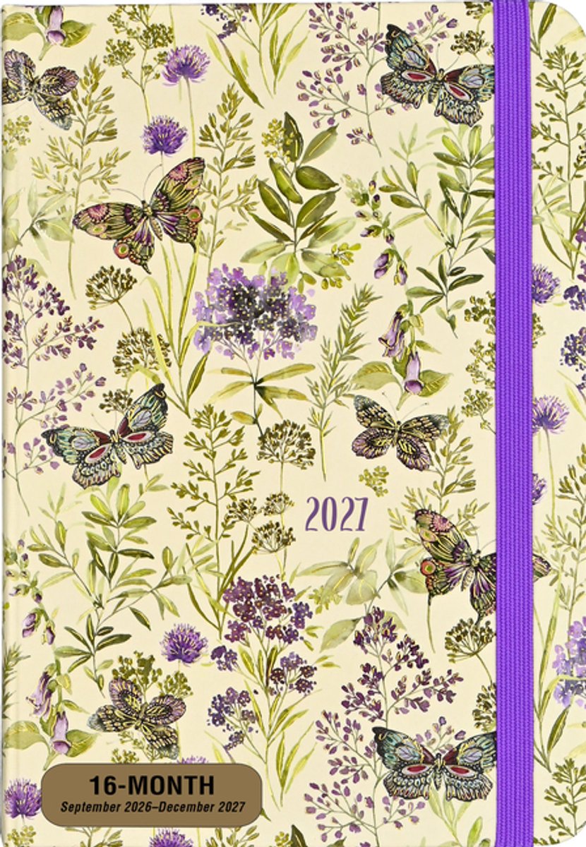 Peter pauper amethyst butterflies 16 maanden agenda 2027