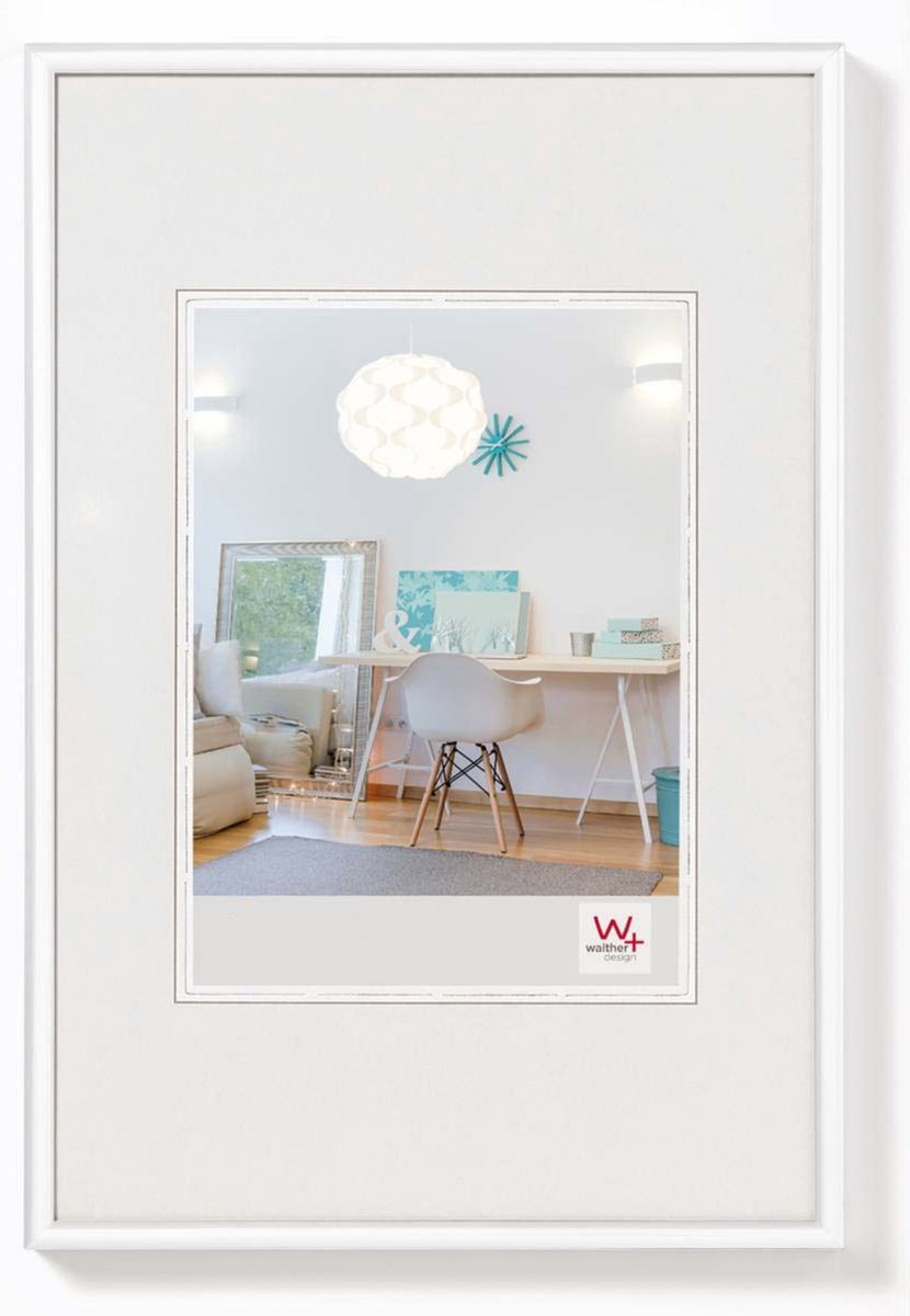 Walther new lifestyle - kunststof lijst - fotoformaat 18x24 cm - wit