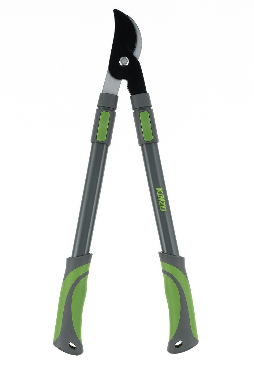 Kinzo telescopische snoeischaar 51-78cm – takkenschaar uitschuifbaar – snoeischaar met anti-kleeflaag – ergonomische heggenschaar – tuingereedschap