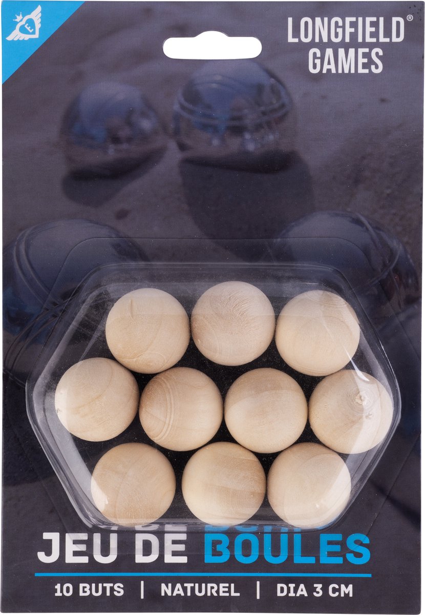 Houten jeu de boules buts, 10e.