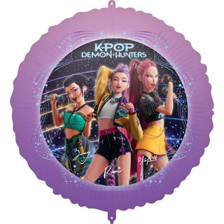 Kpop demon hunters folieballon 46 cm | 4 stuks