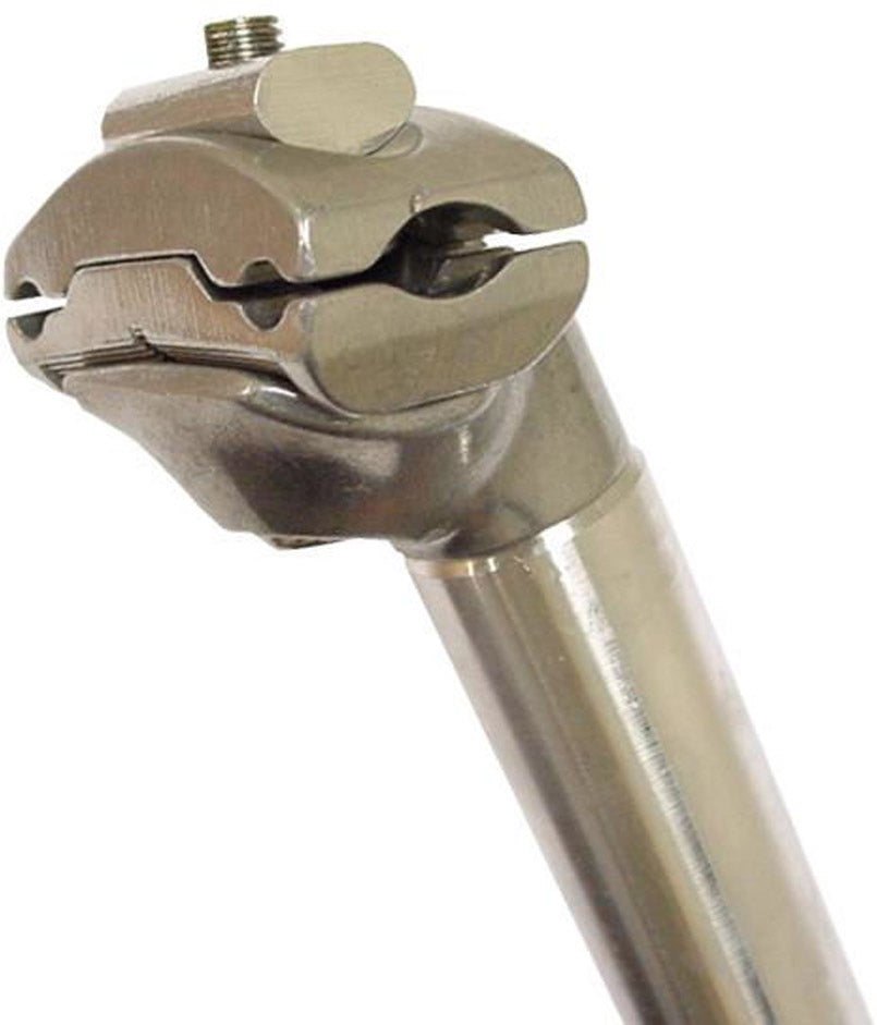 zadelpen groot 26,8 x 350 mm aluminium zilver