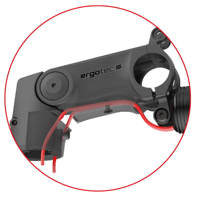 Ergotec Stuurpen Ahead Sepia XL FI ø28,6mm 90mm ø31,8mm zwart