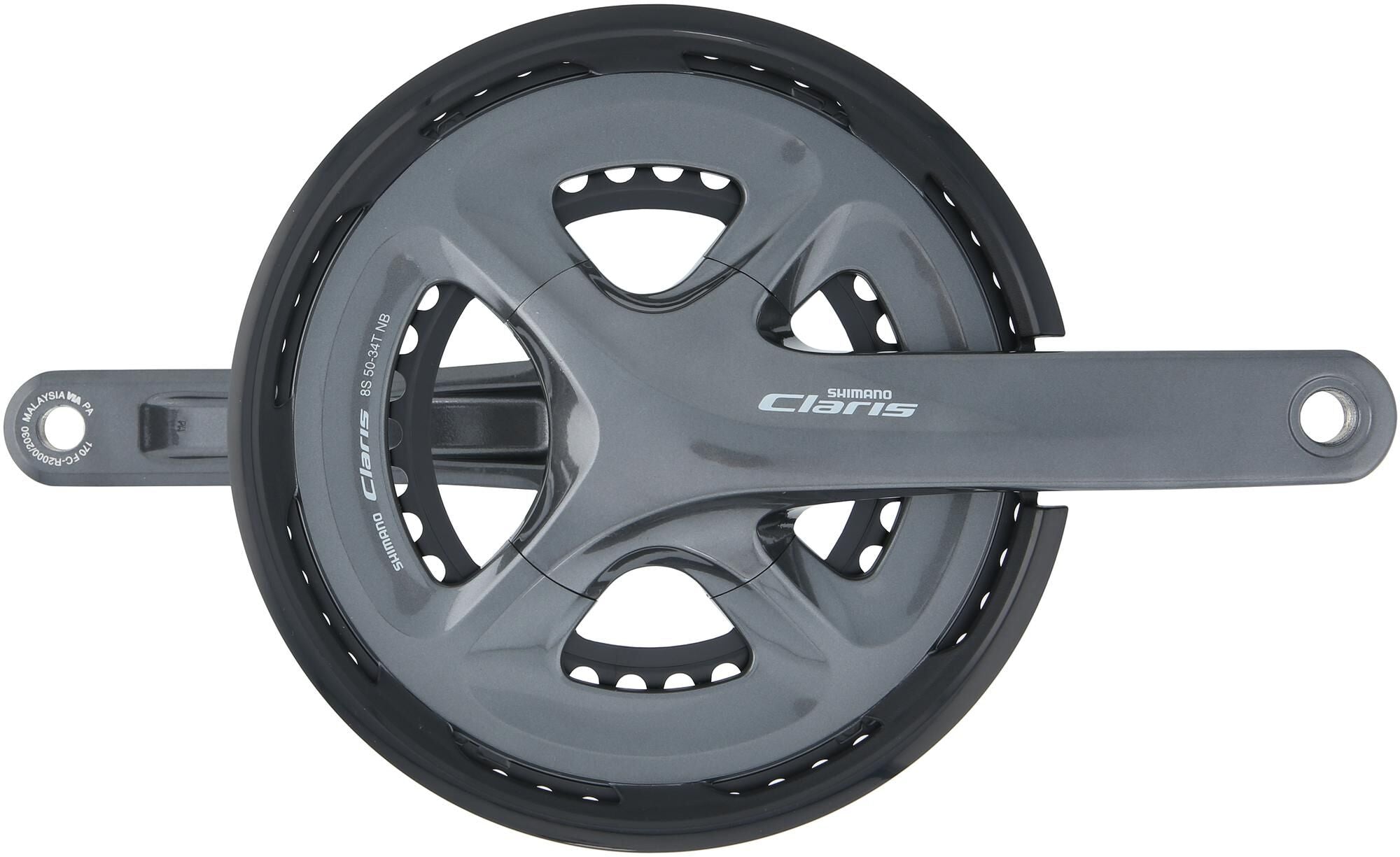 Shimano crankstel claris fc-r 2000 cranks.shim.clar.fcr2000 34 50t.170mm ht2 8sp +