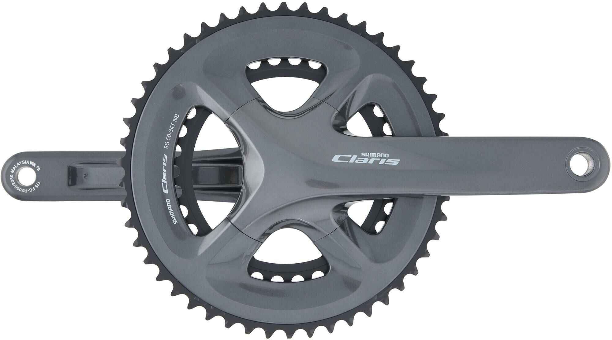 Shimano crankstel claris fc-r 2000 cranks.shim.clar.fcr2000 34 50t.175mm ht2 8sp-