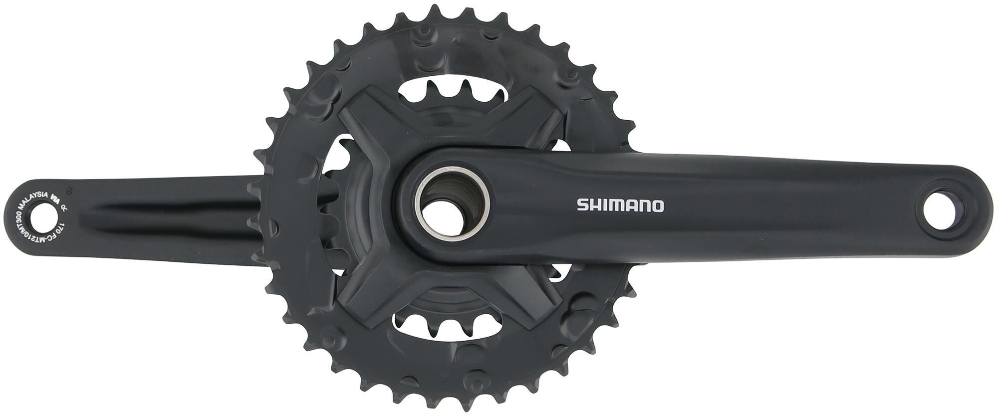Shimano crankstel altus fc-mt210 cranks.shim. alt.fcmt210 22 36t.170mm 9sp bl.