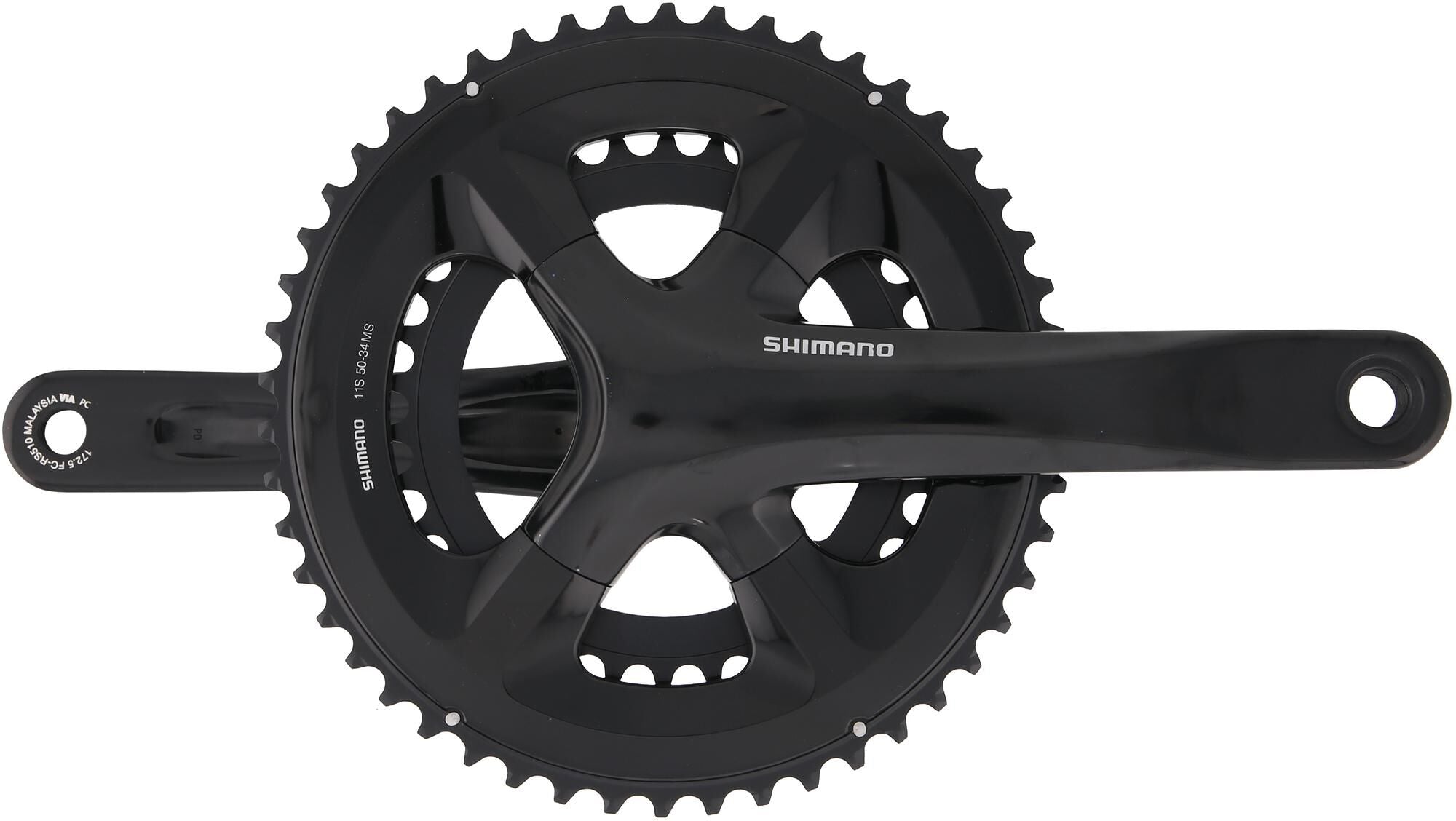 Shimano crankstel 105 fc-rs510 crankset shim.105 fcrs510 36 52t.172,5mm ht2 11sp