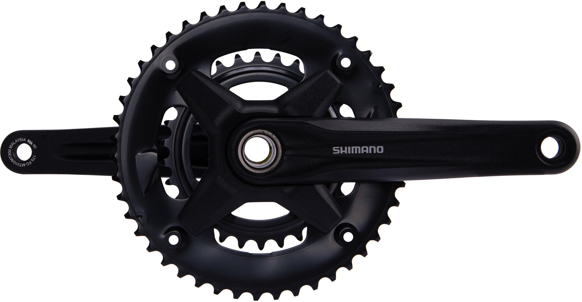 Shimano crankstel altus fc-mt210 cranks.shim. alt.fcmt210 30 46t.175mm 9sp bl.-
